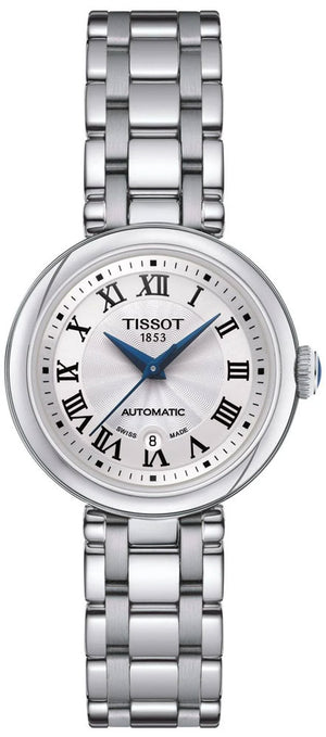 Tissot Bellissima Automatic Silver Dial Silver Steel Strap Watch For Women - T126.207.11.013.00