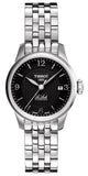 Tissot Le Locle Small Automatic Black Dial Silver Steel Strap Watch For Women - T41.1.183.54