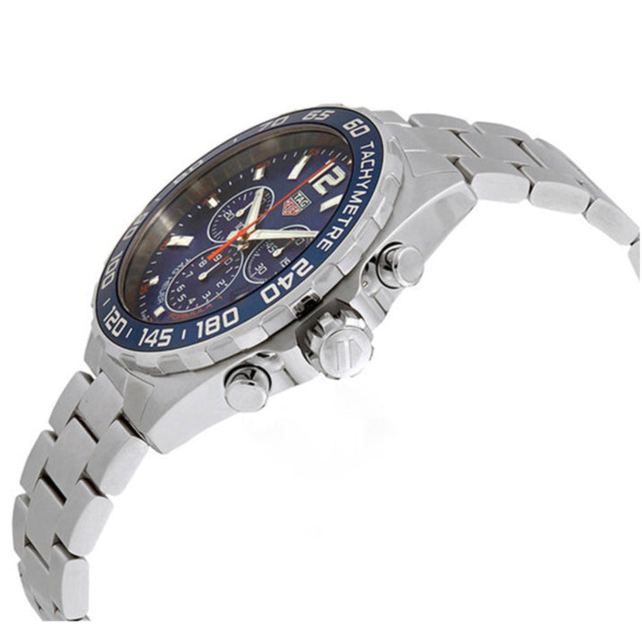 Tag Heuer Formula 1 Chronograph Blue Dial Silver Steel Strap Watch for Men - CAZ1014.BA0842