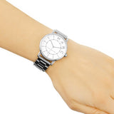 Marc Jacobs Roxy White Dial Silver Steel Strap Watch for Women - MJ3521