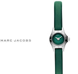 Marc Jacobs Blade Green Dial Green Leather Strap Watch for Women - MBM1341