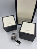 Gucci Grip Quartz Silver Dial Silver Steel Strap Watch For Women - YA157410
