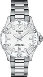 Tissot Seastar 1000 Lady White Dial Silver Steel Strap Unisex Watch - T120.210.11.011.00
