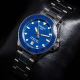 Tissot Seastar 1000 Lady Blue Dial Silver Steel Strap Watch For Women - T120.210.11.041.00