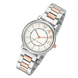 Marc Jacobs Roxy White Dial Two Tone Steel Strap Watch for Women - MJ3553