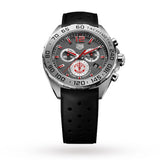 Tag Heuer Formula 1 Manchester United Special Edition Grey Dial Black Silicone Strap Watch for Men - CAZ101M.FT8024
