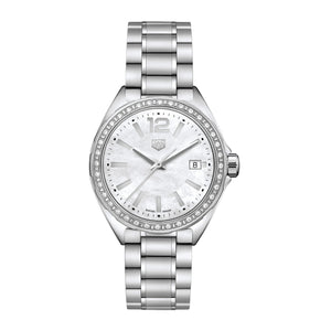 Tag Heuer Formula 1 Quartz Diamonds Mother of Pearl Dial Silver Steel Strap Watch for Women - WBJ131A.BA0666