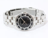 Marc Jacobs Blade Black Dial Silver Steel Strap Watch for Women - MBM3059
