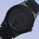Marc Jacobs Pelly Black Dial Black Silicone Strap Watch for Women - MBM2531