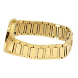 Maserati Stile Black Dial Gold Steel Strap Watch For Men - R8853142004