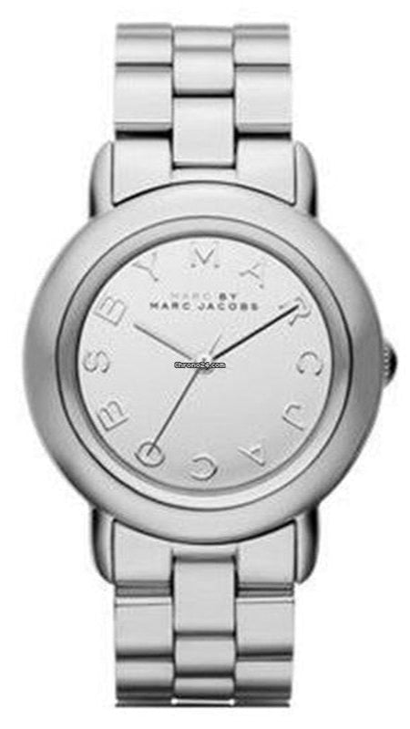 Marc Jacobs Marci Silver Dial Silver Steel Strap Watch for Women - MBM3097