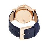 Marc Jacobs Roxy Navy Blue Dial Blue Leather Strap Watch for Women - MJ1534