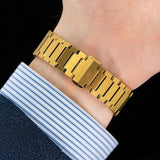 Tissot PRX Gold Dial Gold Steel Strap Watch for Men - T137.210.33.021.00