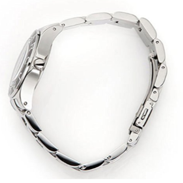 Marc Jacobs Blade Black Dial Silver Steel Strap Watch for Women - MBM3058