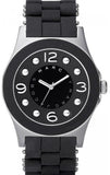 Marc Jacobs Pelly Black Dial Black Silicone Strap Watch for Women - MBM2544