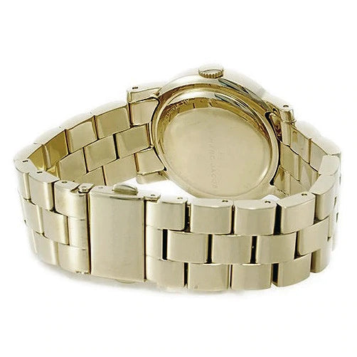 Marc Jacobs Blade Gold Dial Gold Steel Strap Watch for Women - MBM3141