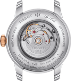 Tissot Le Locle Automatic Diamonds Mother of Pearl Black Dial Silver Steel Strap Watch For Women - T006.207.11.126.00