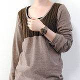 Marc Jacobs Blade Chronograph Brown Dial Brown Steel Strap Watch for Women - MBM3121