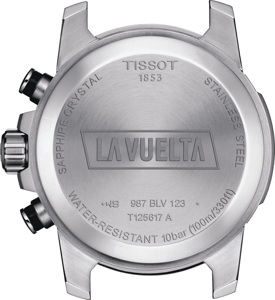 Tissot Supersport Vuelta Special Edition Chrono Black Dial Black Nylon Strap Watch for Men - T125.617.17.051.01