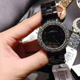 Marc Jacobs Marci Black Dial Black Steel Dial Strap Watch for Women - MBM3193