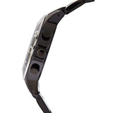 Marc Jacobs Blade Chronograph Black Dial Black Steel Strap Watch for Women - MBM3083