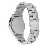 Marc Jacobs Blade Chronograph Silver Dial Silver Steel Strap Watch for Women - MBM3125