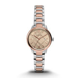 Burberry The Classic Rose Gold Dial Two Tone Steel Strap Watch for Women - BU10117
