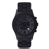 Marc Jacobs Pelly Black Dial Black Silicone Strap Watch for Women - MBM2567