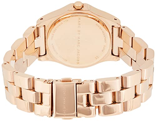 Marc Jacobs Marci Rose Gold Dial Rose Gold Steel Strap Watch for Women - MBM3099