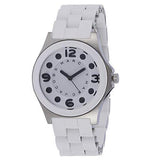 Marc Jacobs Pelly White Dial White Silicone Strap Watch for Women - MBM2503
