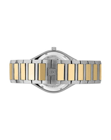 Maserati Stile Black Dial Two Tone Stainless Steel Watch For Men - R8853142008