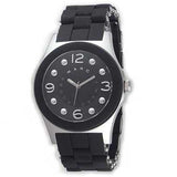 Marc Jacobs Pelly Black Dial Black Silicone Strap Watch for Women - MBM2541