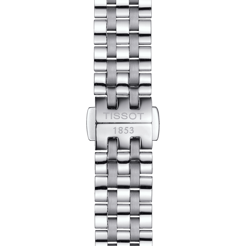 Tissot T Classic Carson Premium Silver Dial Silver Steel Strap Watch for Women - T122.207.11.031.00