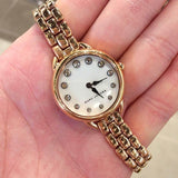 Marc Jacobs Betty Mother of Pearl White Dial Rose Gold Steel Strap Watch for Women - MJ3511