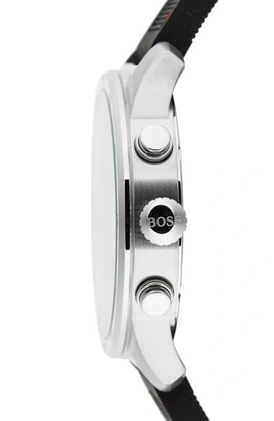 Hugo Boss Professional Black Dial Black Silicone Strap Watch for Men - 1513525