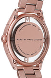 Marc Jacobs Tether Transparent Rose Gold Dial Rose Gold Steel Strap Watch for Women - MBM3414