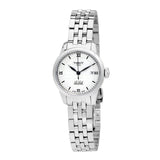 Tissot Le Locle Automatic Double Happiness Lady Silver Dial Silver Steel Strap Watch For Women - T41.1.183.35