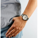 Tissot T Classic Tradition White Dial Silver Steel Strap Watch For Men - T063.610.11.037.00