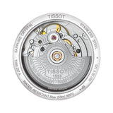 Tissot Chemin Des Tourelles Powermatic 80 Lady Blue Dial Blue Leather Strap Watch For Women - T099.207.16.047.00