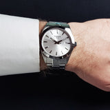 Tissot Gentleman Silver Dial Silver Steel Strap Watch For Men - T127.410.11.031.00