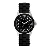Marc Jacobs Pelly Black Dial Black Silicone Strap Watch for Women - MBM2541