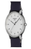 Tissot T Classic Everytime Large White Dial Blue NATO Strap Watch For Men - T109.610.17.037.00