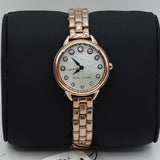 Marc Jacobs Betty Mother of Pearl White Dial Rose Gold Steel Strap Watch for Women - MJ3511