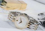 Movado Esperanza Mother of Pearl Dial Two Tone Steel Strap Watch For Women - 0607085