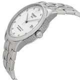 Tissot T Classic Luxury Powermatic 80 White Dial Silver Steel Strap Watch For Men - T086.408.11.016.00