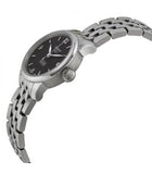 Tissot Le Locle Small Automatic Black Dial Silver Steel Strap Watch For Women - T41.1.183.54