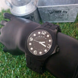 Marc Jacobs Pelly Black Dial Black Silicone Strap Watch for Women - MBM2516