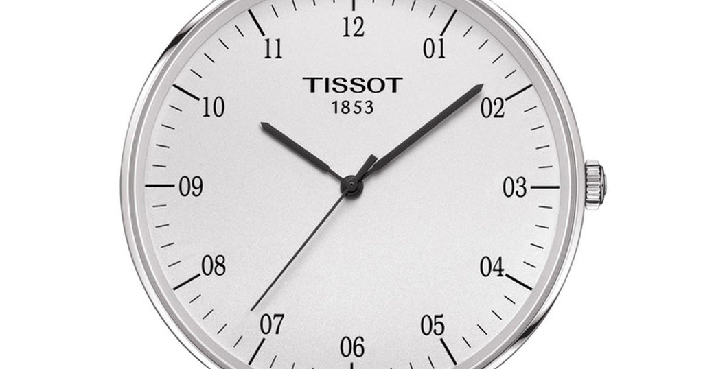 Tissot T Classic Everytime Large White Dial Blue NATO Strap Watch For Men - T109.610.17.037.00