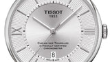 Tissot T Classic Chemin Des Tourelles Silver Dial Silver Steel Strap Watch For Men - T099.408.11.038.00