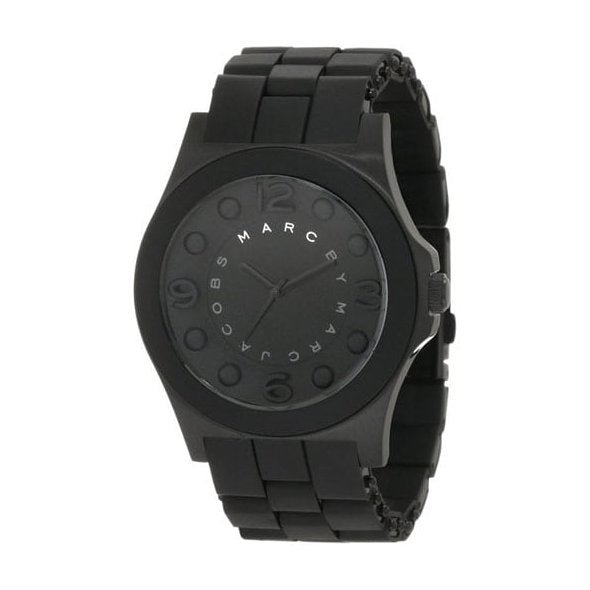 Marc Jacobs Pelly Black Dial Black Silicone Strap Watch for Women - MBM2531